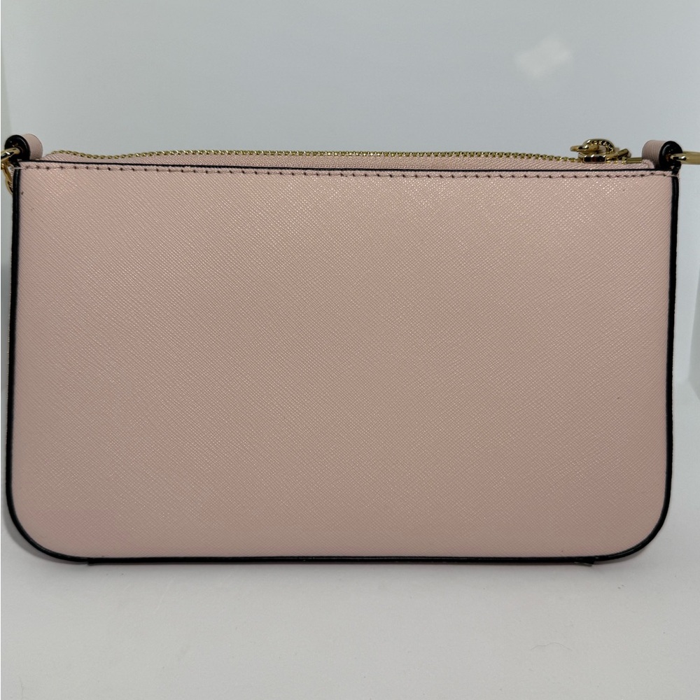 Michael Kors Jet Set Travel Medium Saffiano Leather Crossbody light pink color. - Picture 3 of 12